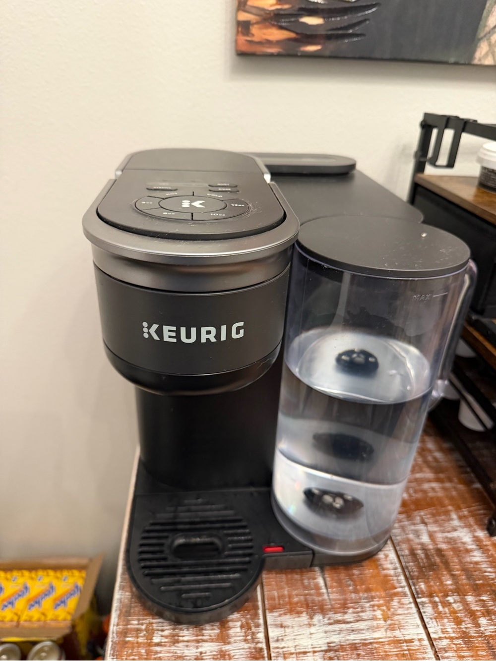 Keurig Black and Silver Single-Serve Coffee Maker - Picture 3 of 8